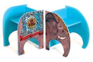 Zawadi the Elephant Chairs + Book - Click Image to Close